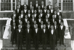 Tau Kappa Epsilon Charter members with initiation team, ca. 1931 by Clement Moran