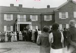 Commencement, June 1932: Hood House dedication exercises by Clement Moran