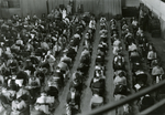 Freshman exams in big Gymnasium, ca. Fall 1932 by Clement Moran