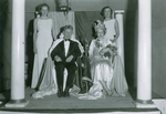 Winter Carnival, February 2, 1935: Carnival King and Queen with attendants by Clement Moran