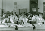 Class in Zoology Laboratory, Thompson Hall, ca. 1935 by Clement Moran