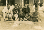 Lambda Chi Alpha Fraternity mascot (young goat), ca. Spring 1936 by Clement Moran
