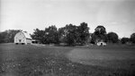 Horse barn and hog shed viewed from the field, August 19, 1924 by Pond, Bremer Whidden, 1884-1959