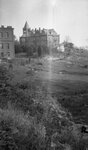 Pasture behind Conant Hall and Thompson Hall, October 28, 1924 by Pond, Bremer Whidden, 1884-1959