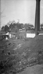 Heating plant seen from old railroad bed, October 28, 1924 by Pond, Bremer Whidden, 1884-1959