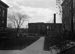 Hewitt Hall, DeMeritt Hall, and James Hall, October 22, 1936 by Pond, Bremer Whidden, 1884-1959