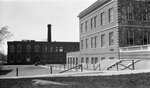 Hewitt Hall, James Hall, and new walkway construction, May 10, 1930 by Pond, Bremer Whidden, 1884-1959