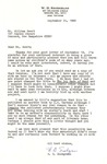 Letter from William De Witt Snodgrass to William Ewert, September 24, 1980 by Snodgrass, W. D. (William De Witt), 1926-2009