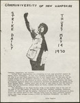 Strike Daily, Thursday, May 14, 1970 by University of New Hampshire