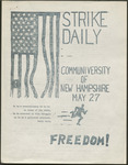 Strike Daily, May 27, 1970 by University of New Hampshire