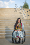 Afghan Woman in Traditional Dress, 2019 by Becky Field