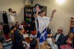 Celebrating Diwali in a Home, 2016 by Becky Field