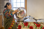 Bhutanese Grandmother Preparing Food, 2014 by Becky Field